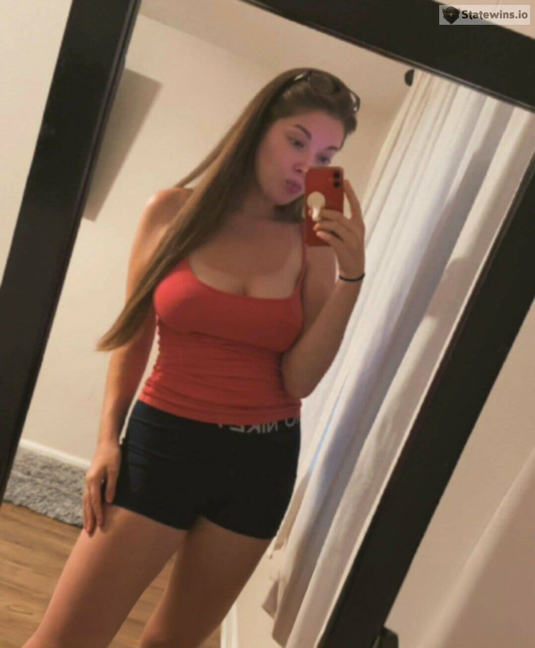 ex gf Zoey shows off her fat tanline tits - Photo 2