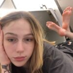 Insta girl sesy feets with pink toes