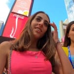 Pretty girl with bubble butt ass and pink top imported_1766849767_0